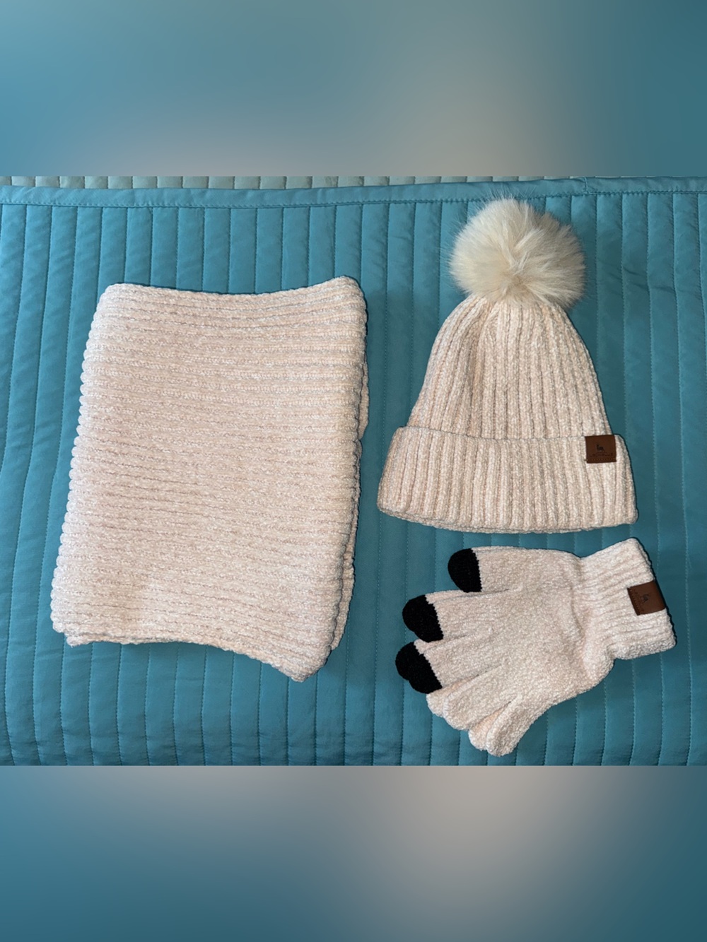 Warm Winter Accessories - Scarf, Hat, & Gloves
